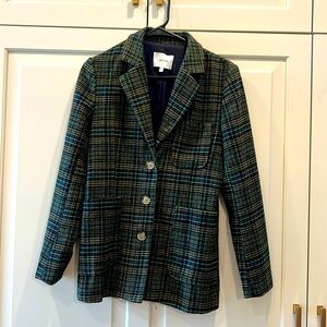 Women’s xs blazer!  Brown-navy-green!